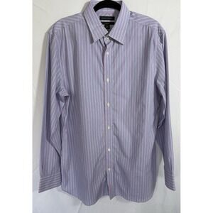 Banana‎ Republic Shirt Size L Striped Long Sleeve button up collared